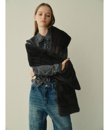 LE CIEL BLEU（ルシェルブルー）の「フェイクミンクスカーフ / Faux Mink Scarf（ストール/ショール）」