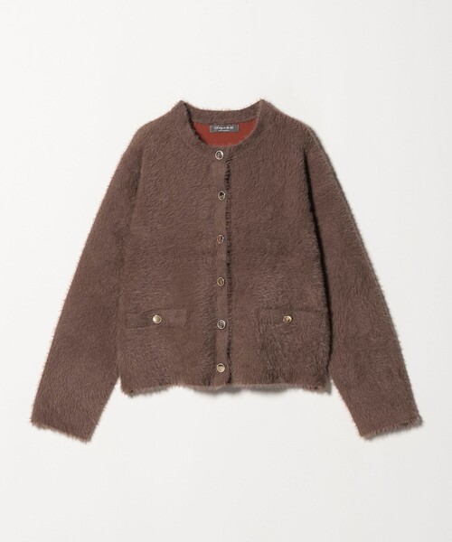 セール】ダブルフェイス フェザー カーディガンジャケット ＜A DAY IN