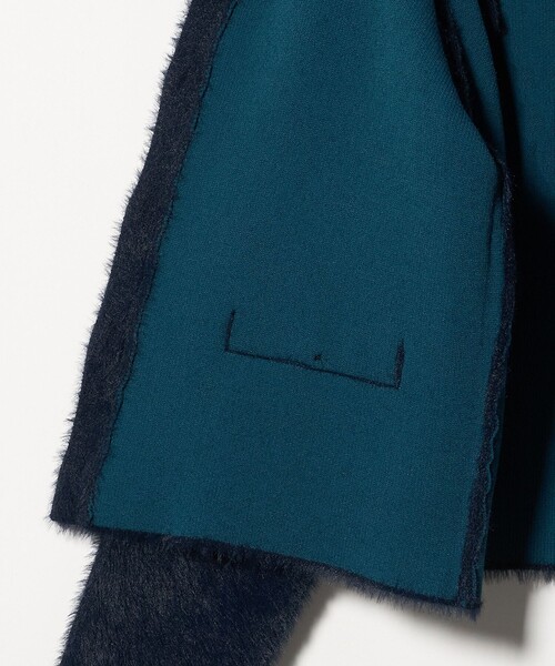 A DAY IN THE LIFE UNITED ARROWS(アデイインザライフユナイテッドアローズ)の「ダブルフェイス フェザー カーディガンジャケット <A DAY IN THE LIFE>(カーディガン/ボレロ・レディース・ブラウン系/グレー系/オフホワイト/ネイビー・FREE)」の18枚目の写真