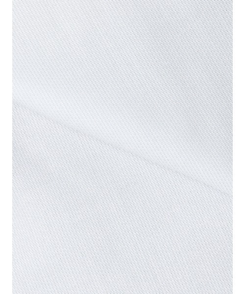 SUIT SQUARE（スーツスクエア）の「スキッパーカラーシャツ 長袖 NON IRONMAX ストレッチ ピンストライプ Blouse（シャツ/ブラウス・レディース・グレー・42(13号)/40(11号)/38(9号)/36(7号)）」の9枚目の写真