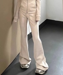 lilful | 裾フレア スリムデザイン スウェットパンツ(スウェットパンツ)