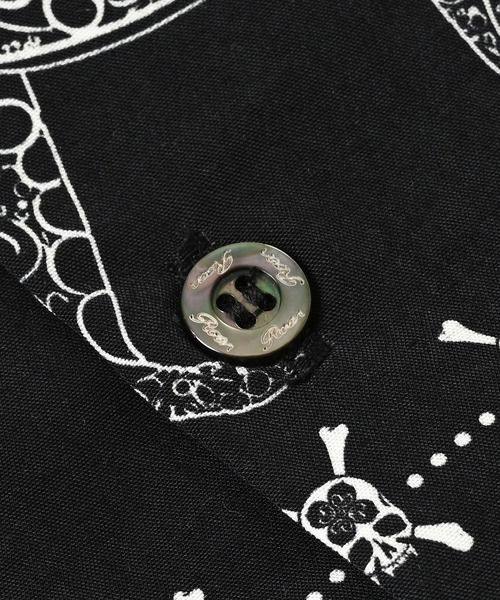 ROEN（ロエン）の「ETHNIC HALF SLEEVE SH（シャツ/ブラウス・メンズ・ブラック・LARGE/X-LARGE/XX-LARGE）」の4枚目の写真