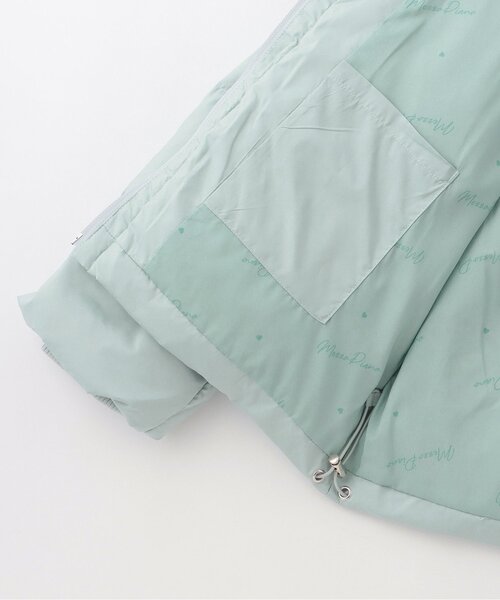 mezzo piano Junior（メゾピアノジュニア）の「【人気商品再入荷】【直営店で取り扱い無し】【WILL CYCLE DOWN】ショートダウンブルゾン（ダウンジャケット/コート・キッズ・ライトブルー/ピンク・L:160cm/M:150cm/S:140cm）」の9枚目の写真