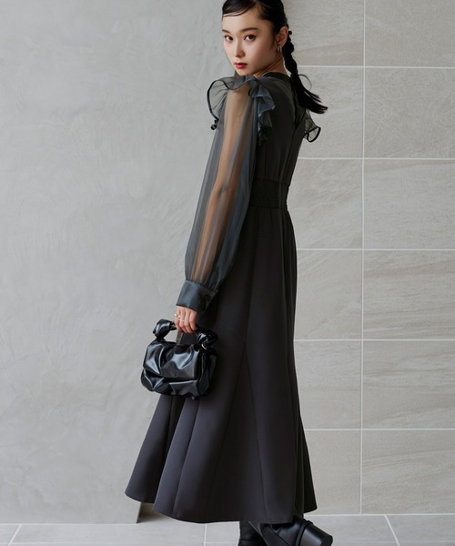 セール/ブランド古着】コンビワンピース（ワンピース）｜RUIRUE