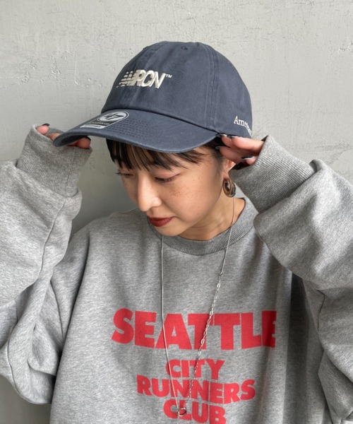 AMERICANA（アメリカーナ）の「[Americana/アメリカーナ] AMERCN 47クリーンナップ ブランドロゴ刺繍 キャップ（キャップ・レディース・チャコールグレー/ブラック/ネイビー・ONE SIZE）」の17枚目の写真