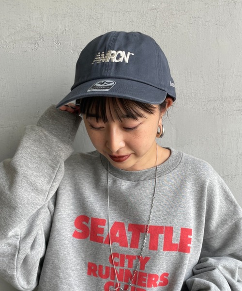 AMERICANA（アメリカーナ）の「[Americana/アメリカーナ] AMERCN 47クリーンナップ ブランドロゴ刺繍 キャップ（キャップ・レディース・チャコールグレー/ブラック/ネイビー・ONE SIZE）」の18枚目の写真