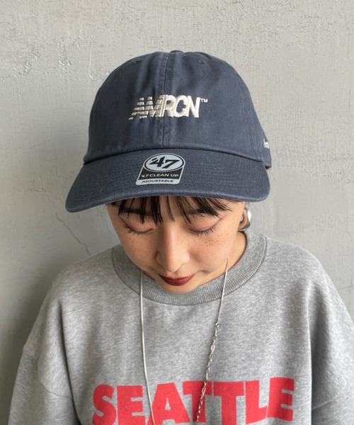 AMERICANA（アメリカーナ）の「[Americana/アメリカーナ] AMERCN 47クリーンナップ ブランドロゴ刺繍 キャップ（キャップ・レディース・チャコールグレー/ブラック/ネイビー・ONE SIZE）」の21枚目の写真