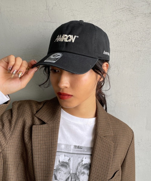 AMERICANA（アメリカーナ）の「[Americana/アメリカーナ] AMERCN 47クリーンナップ ブランドロゴ刺繍 キャップ（キャップ・レディース・チャコールグレー/ブラック/ネイビー・ONE SIZE）」の6枚目の写真
