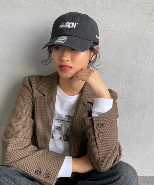 AMERICANA（アメリカーナ）の「[Americana/アメリカーナ] AMERCN 47クリーンナップ ブランドロゴ刺繍 キャップ（キャップ・レディース・チャコールグレー/ブラック/ネイビー・ONE SIZE）」の5枚目の写真