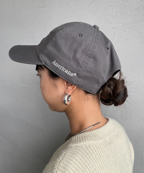 AMERICANA（アメリカーナ）の「[Americana/アメリカーナ] AMERCN 47クリーンナップ ブランドロゴ刺繍 キャップ（キャップ・レディース・チャコールグレー/ブラック/ネイビー・ONE SIZE）」の15枚目の写真