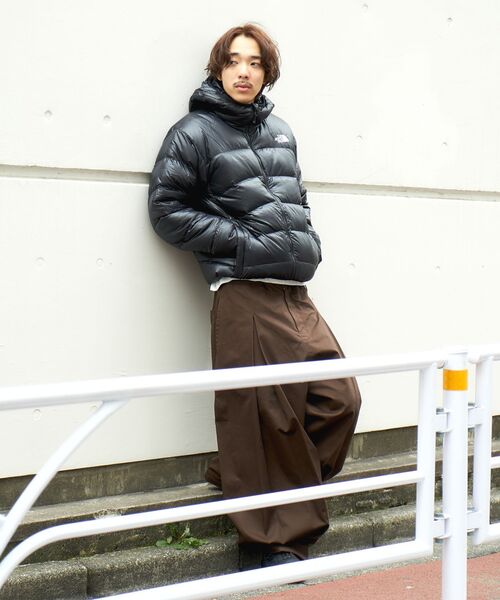 THE NORTH FACE（ザノースフェイス）の「THE NORTH FACE / ザ ノースフェイス ACONCAGUA HOODIE / ND92554（ダウンジャケット/コート・メンズ・ベージュ/ブラック・SMALL/MEDIUM/LARGE）」の13枚目の写真
