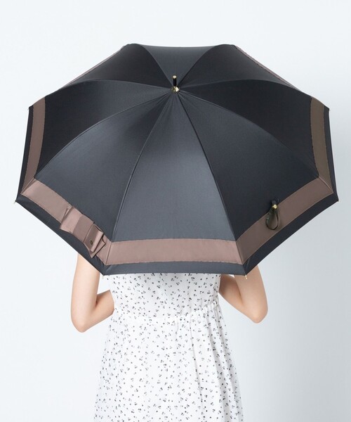 TOCCA(トッカ)の「SIDE RIBBON UMBRELLA 長傘(長傘・レディース・ベージュ系/ブラック系・F)」の3枚目の写真