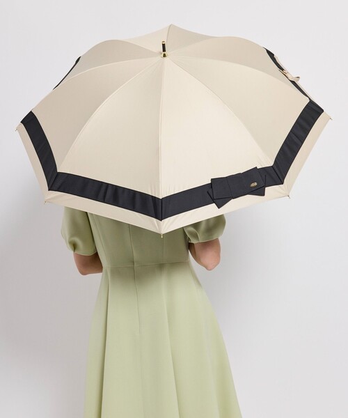 TOCCA(トッカ)の「SIDE RIBBON UMBRELLA 長傘(長傘・レディース・ベージュ系/ブラック系・F)」の5枚目の写真