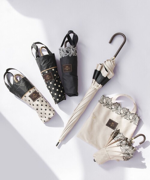 TOCCA(トッカ)の「SIDE RIBBON UMBRELLA 長傘(長傘・レディース・ベージュ系/ブラック系・F)」の9枚目の写真