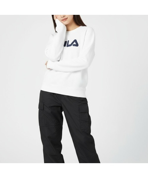 Cotton/Nylon Stretch Wide Pants