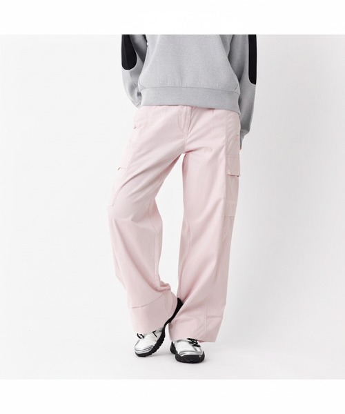 FILA(フィラ)の「Cotton/Nylon Stretch Wide Pants(その他パンツ・レディース・ライトピンク/ブラック・L/M/S/XS)」の7枚目の写真