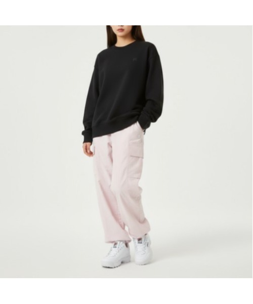 FILA(フィラ)の「Cotton/Nylon Stretch Wide Pants(その他パンツ・レディース・ライトピンク/ブラック・L/M/S/XS)」の8枚目の写真