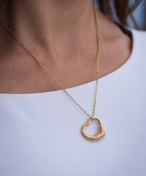Heart GLASSES HOLDER necklace/【ハワイアンジュエリー】【サージカル
