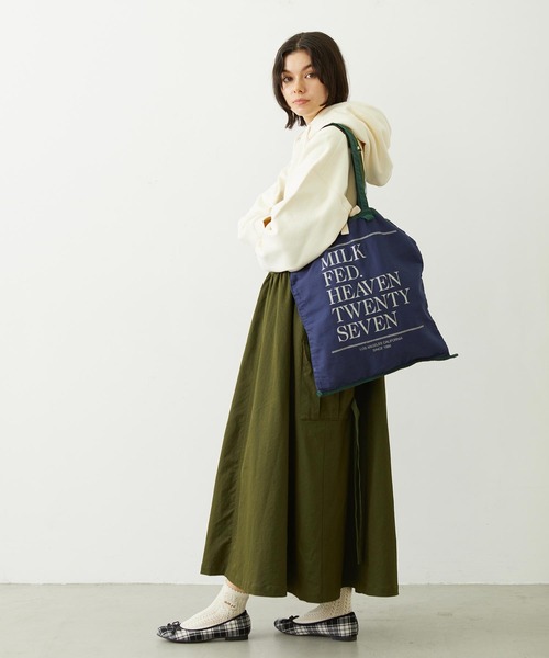 MILKFED.(ミルクフェド)の「MILITARY DRESS(ワンピース・レディース・オリーブ/ベージュ/チャコール・ONE SIZE)」の20枚目の写真
