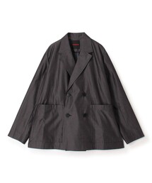CABaN（キャバン）の「コットンシャンブレー ベルテッドダブルブレストジャケット（ダウンジャケット/コート）」