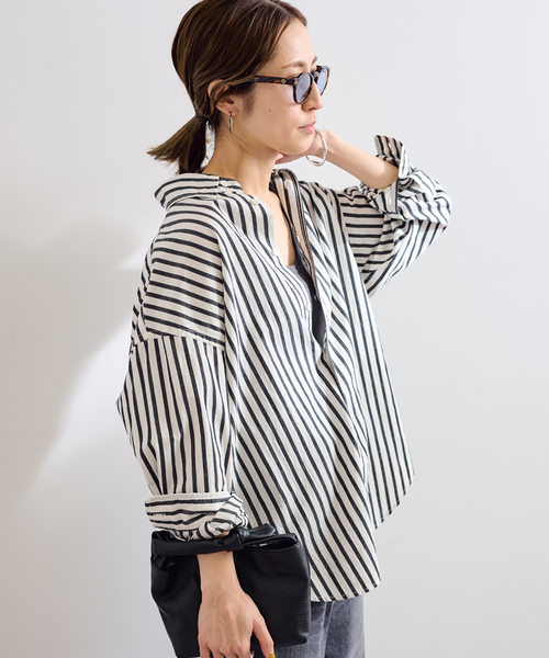 ≪WEB限定 / 追加≫コットンストライプレギュラーカラーシャツ 2