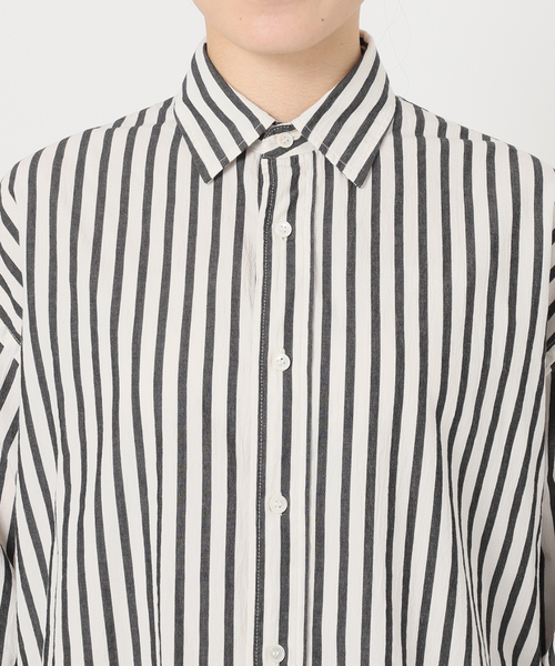 ≪WEB限定 / 追加≫コットンストライプレギュラーカラーシャツ 2