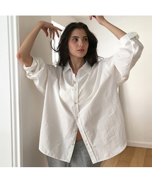 BITTER CELLS | オーバーサイズドエッセンシャルシャツ-アイボリー(シャツ/ブラウス)