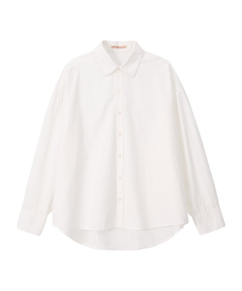 BITTER CELLS（ビターセルズ）の「オーバーサイズドエッセンシャルシャツ-アイボリー（シャツ/ブラウス・レディース・その他・FREE）」の2枚目の写真
