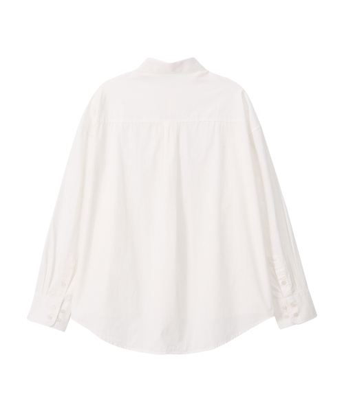 BITTER CELLS（ビターセルズ）の「オーバーサイズドエッセンシャルシャツ-アイボリー（シャツ/ブラウス・レディース・その他・FREE）」の3枚目の写真