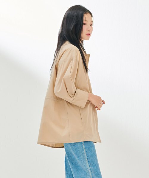CHASECULT（チェイスカルト）の「レディース オープンカラー ジャケット型 7部シャツ-DARG5465B0X（シャツ/ブラウス・レディース・Beige・90/85）」の6枚目の写真