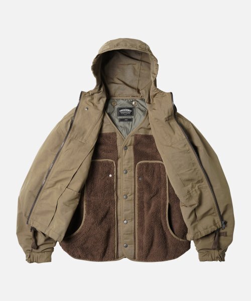 FRIZMWORKS(フリズムワークス)の「SMOCK HOODED PARKA 002 _ TAN(その他アウター・レディース・その他・SMALL/MEDIUM/LARGE/X-LARGE)」の2枚目の写真