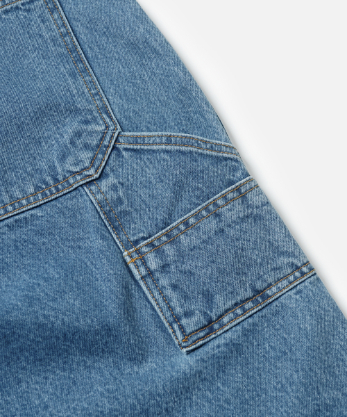 FRIZMWORKS(フリズムワークス)の「WASHED DENIM DOUBLE KNEE SHORTS _ LIGHT BLUE(その他パンツ・メンズ・その他・MEDIUM/LARGE/X-LARGE)」の8枚目の写真