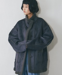 ANOTHER S（アナザーエス）の「フェイクムートンスタンドコート（ムートンコート）」