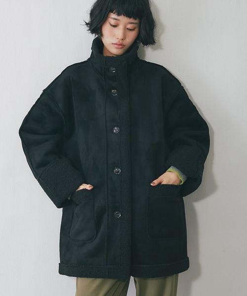 フェイクムートンスタンドコート（ムートンコート）｜ANOTHER S