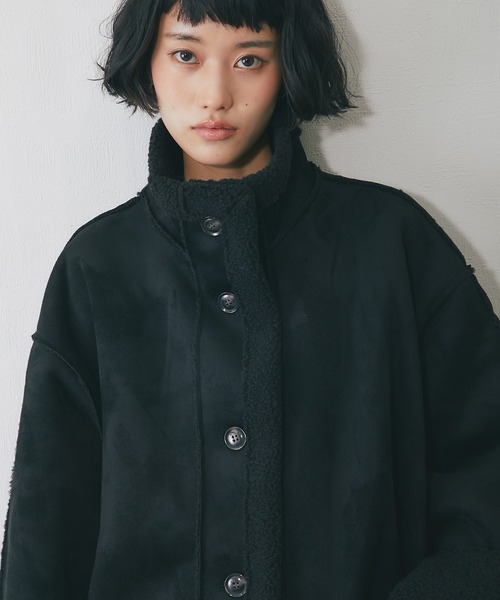 フェイクムートンスタンドコート（ムートンコート）｜ANOTHER S