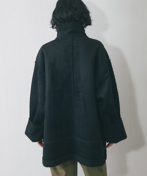 ANOTHER S（アナザーエス）の「フェイクムートンスタンドコート