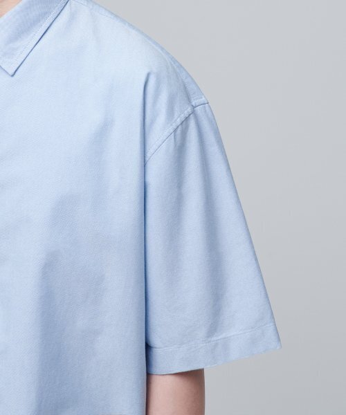 MUSINSA STANDARD（ムシンサスタンダード）の「特大オックスフォード半袖シャツ[スカイブルー]（シャツ/ブラウス・メンズ・その他・SMALL/MEDIUM/LARGE/X-LARGE/XX-LARGE）」の13枚目の写真