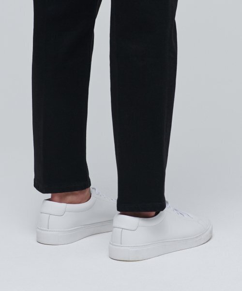 MUSINSA STANDARD（ムシンサスタンダード）の「テーパードクロップデニムパンツ[ブラック]（デニムパンツ・メンズ・その他・29/30/31/33/26/27/28/38/42/36/34/32）」の7枚目の写真