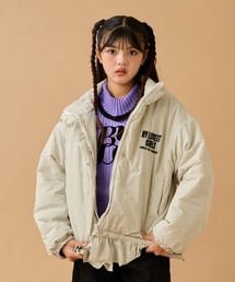 by LOVEiT（バイラビット）の「裾フリル中綿ブルゾン（ダウンジャケット/コート）」