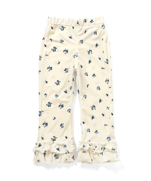 apres les cours(アプレレクール)の「【セットアップ可】ベロアフリルレギンス_ジュニア対応(その他パンツ・キッズ・グレー/ブラック/アイボリー・90/100/110/120/130/140)」の22枚目の写真