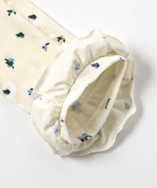 apres les cours(アプレレクール)の「【セットアップ可】ベロアフリルレギンス_ジュニア対応(その他パンツ・キッズ・グレー/ブラック/アイボリー・90/100/110/120/130/140)」の10枚目の写真