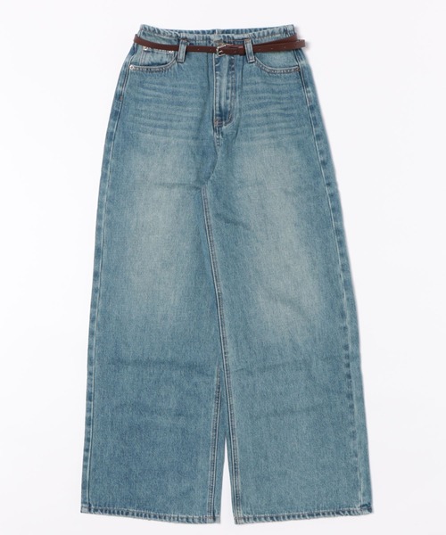 LAULEN（ローレン）の「vintage wash curve denim pants /ヴィンテージウォッシュカーブデニムパンツ（デニムパンツ・レディース・ダークブルー/ライトブルー・M/S）」の9枚目の写真