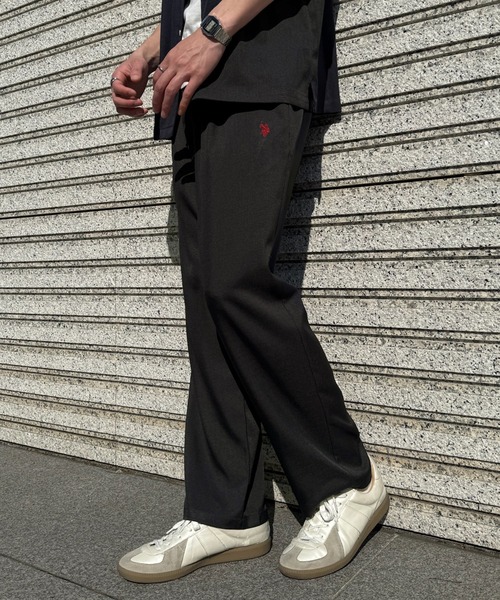U.S. POLO ASSN.(ユーエスポロアッスン)の「【U.S. POLO ASSN.】ワンポイントロゴ リラクシング イージーパンツ セットアップシャツ展開あり(その他パンツ・メンズ・グレー/ブラック・M/XL/L)」の8枚目の写真