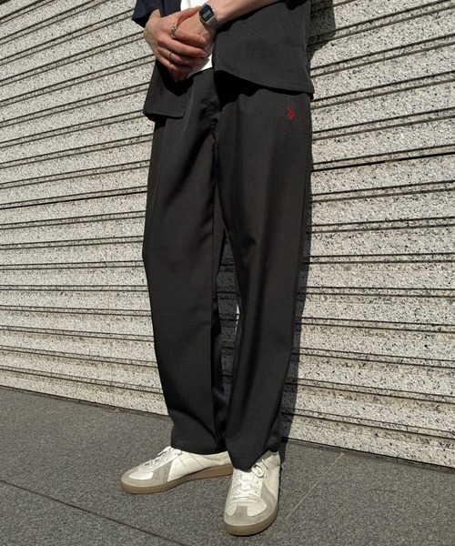 U.S. POLO ASSN.(ユーエスポロアッスン)の「【U.S. POLO ASSN.】ワンポイントロゴ リラクシング イージーパンツ セットアップシャツ展開あり(その他パンツ・メンズ・グレー/ブラック・M/XL/L)」の9枚目の写真
