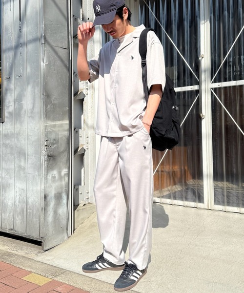 U.S. POLO ASSN.(ユーエスポロアッスン)の「【U.S. POLO ASSN.】ワンポイントロゴ リラクシング イージーパンツ セットアップシャツ展開あり(その他パンツ・メンズ・グレー/ブラック・M/XL/L)」の7枚目の写真