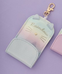 FUNALIVE（ファンアライブ）の「Coboca+合皮ﾚｲﾝﾎﾞｰﾈｺﾘｰﾙｷｰｹｰｽ kids（キーケース/キーアクセサリー）」