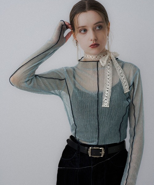 HAREシアーカットソー 完売品】HARE オパールシアータイトシャツ