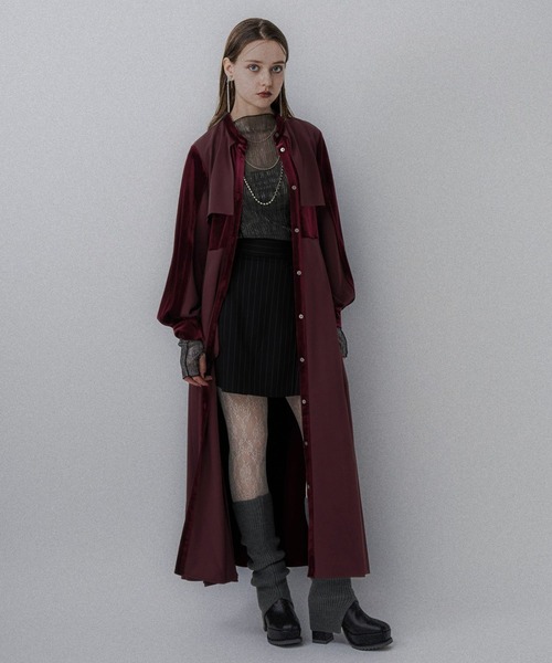 HARE(ハレ)の「シアープリーツトップス(HARE)(Tシャツ/カットソー・レディース・グリーン/レッド/ブラック/ライトブルー/ブルー/イエロー・FREE)」の7枚目の写真