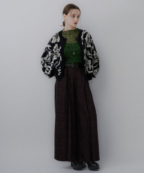 HARE(ハレ)の「シアープリーツトップス(HARE)(Tシャツ/カットソー・レディース・グリーン/レッド/ブラック/ライトブルー/ブルー/イエロー・FREE)」の12枚目の写真