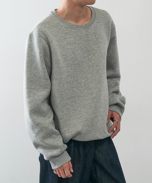 KNOCKER(ノッカー)の「【KNOCKER】Heavyweight Fleece Sweatshirt ヘビーウェイト フリース プルオーバースウェット トレーナー 裏起毛 オーバーサイズ SWS1000 UNTR(スウェット・メンズ・チャコールグレー/グレー/ブラック・M/L/XL)」の17枚目の写真
